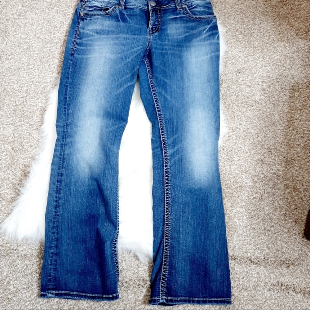 Silver jeans